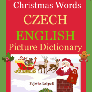 50 Christmas Words Czech English Picture Dictionary